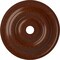 Ekena Millwork Jefferson Medallion (Canopies up to 5"), 26 1/2"OD x 3 5/8"ID x 1 1/2"P, Burnished Mahogany Crackle CM26JEBMC - alternate 1